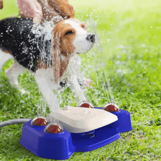 Pet Sprinkler Toys – Interactive Water Jet Shower for Dogs
