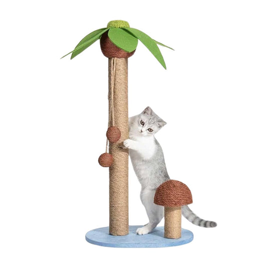 Sisal Palm Tree/Mushroom Cat Tree