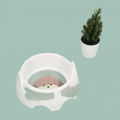 Ceramic Dog Bowl - Food and Water Bowl for Dogs