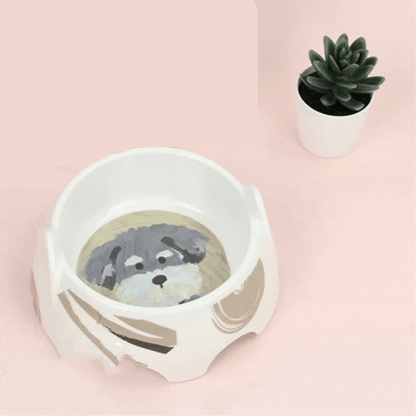 Ceramic Dog Bowl - Food and Water Bowl for Dogs
