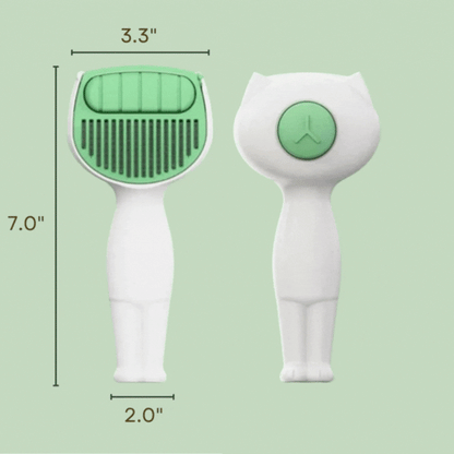 Self-Cleaning Pet Grooming Brush with Hair Removal