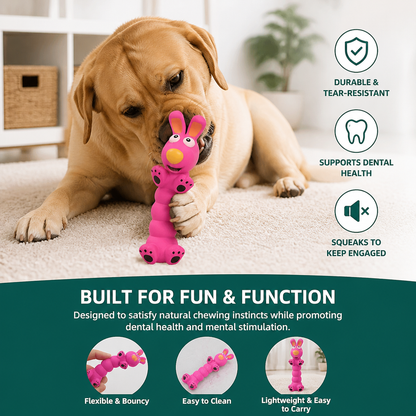 Flexible Animal-Shaped Dog Chew Toy