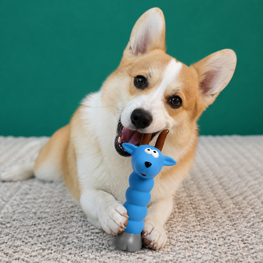 Flexible Animal-Shaped Dog Chew Toy