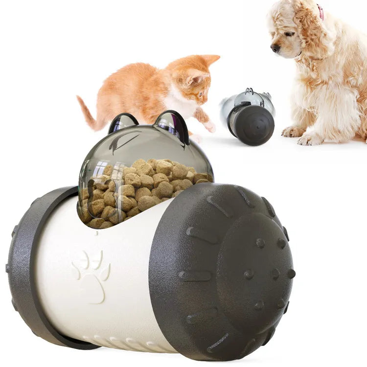 Interactive Treat Toy for Dogs and Cats - Chew Toy with Food Dispenser