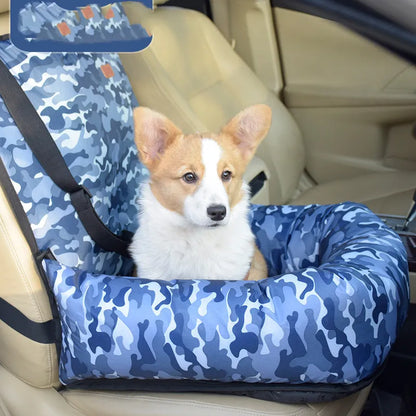 Car Seat for Dogs - Safety Seat for Dogs with Straps and Soft Padding