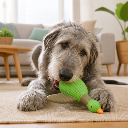 Interactive Chew & Squeak Animal Dog Toy