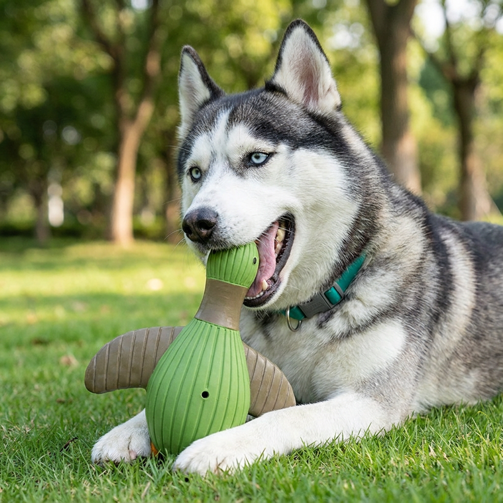 Interactive Chew & Squeak Animal Dog Toy