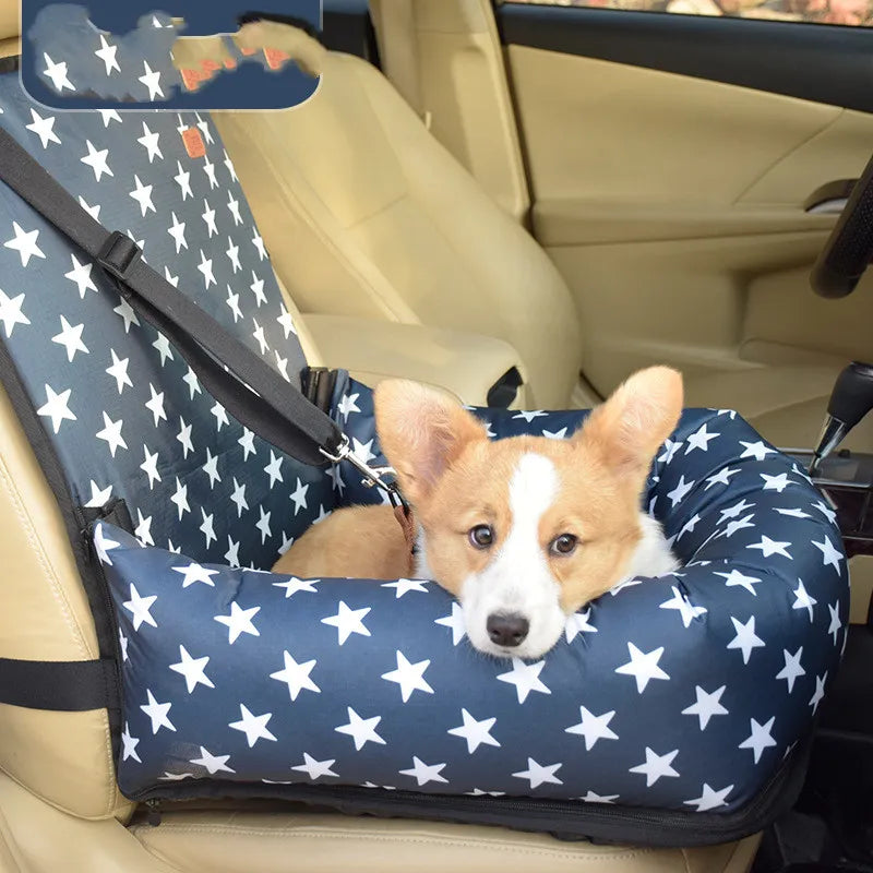 Car Seat for Dogs - Safety Seat for Dogs with Straps and Soft Padding