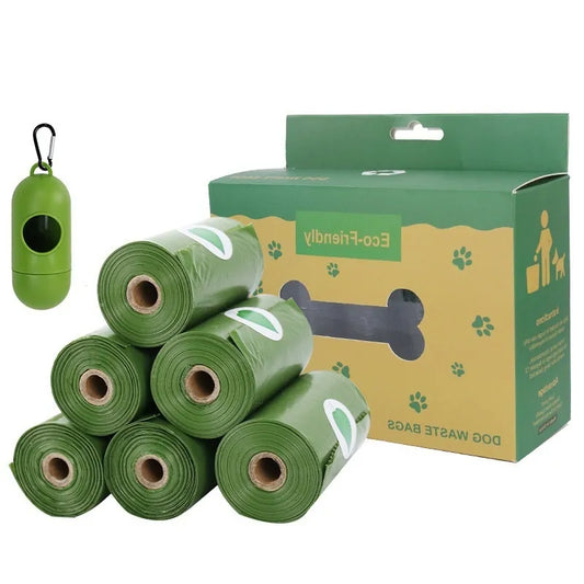 Compostable Bin Bags – Pack of 6 Green Biodegradable Bags for Waste Collection
