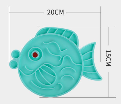 Pet Toy with Food Puzzle – Interactive and Stress-Relief Fish Design for Dogs and Cats