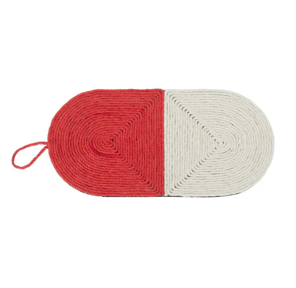 Fish-Shaped Scratching Mat for Cats - Sisal Toy for Cat Claw Care