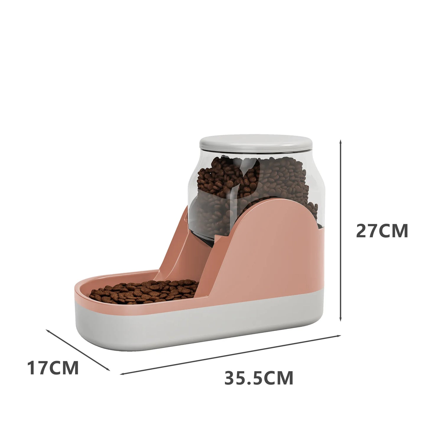 Automatic Food and Water Dispenser for Dogs and Cats - 3.8L Capacity