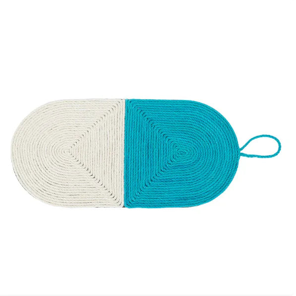 Fish-Shaped Scratching Mat for Cats - Sisal Toy for Cat Claw Care