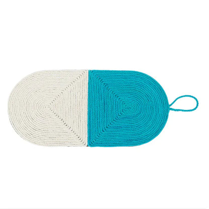 Fish-Shaped Scratching Mat for Cats - Sisal Toy for Cat Claw Care