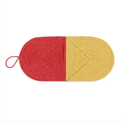Fish-Shaped Scratching Mat for Cats - Sisal Toy for Cat Claw Care