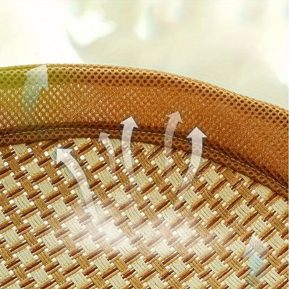 Cooling Hanging Mat for Cats in Rattan