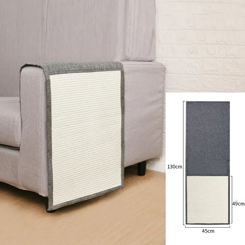 Anti-Scratch Sofa - Cat Scratching Mat for Furniture Armrest - Scratch Protection with Sisal