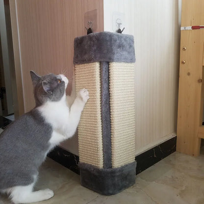 Cat Scratching Plate with Soft Coating - Wall-Mounted Scratching Mat