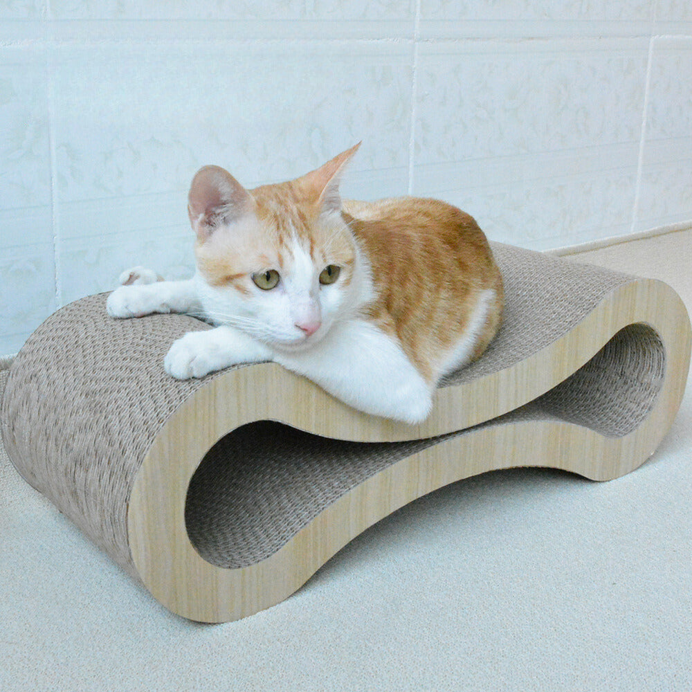 Luxury Infinity Cat Bed in Cardboard