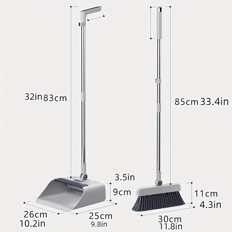 Multi-Function Broom and Dustpan Set