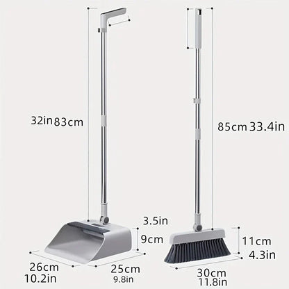 Multi-Function Broom and Dustpan Set