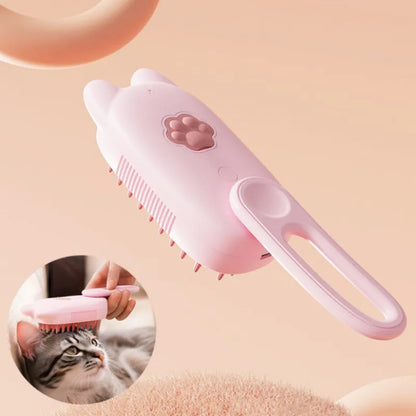 Electric Massage Brush with Cat Ears for Relaxing Scalp Care