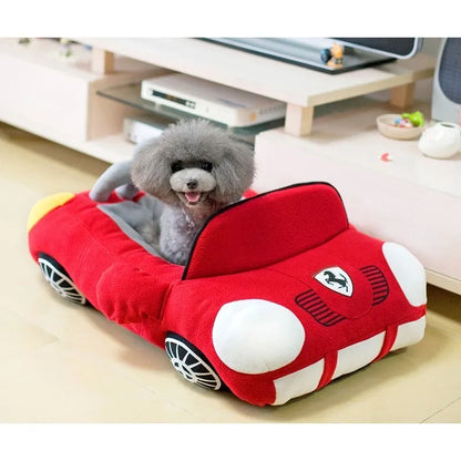 Cozy Dog Bed in Stroller Design for Small Dogs and Puppies