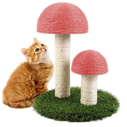 Mushroom Sisal Cat Tree