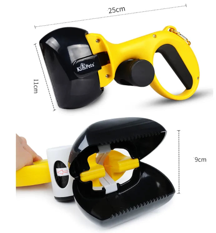 Dog Waste Bag Dispenser - Convenient Waste Bag Dispenser with Handle and Storage