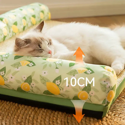 Cooling Mattress for Cats with Raised Edges - Summer Cooling for Pets