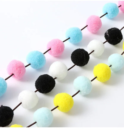 Interactive Cat Toy with Pom-Poms and Feathers – Fun Fishing Rod for Cats
