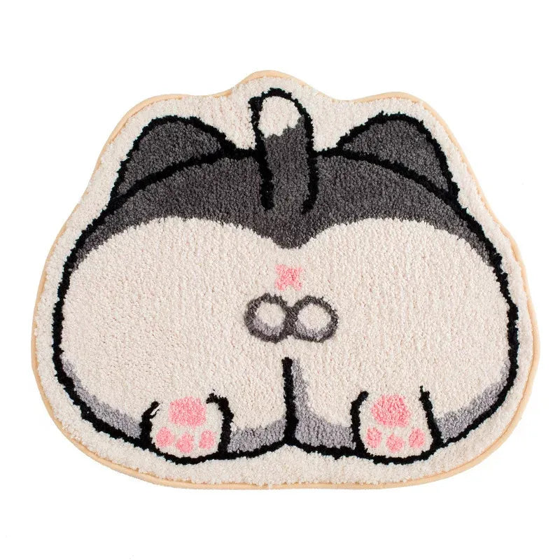 Fun Design Cat Bath Mat – Soft Mat for Cat Lovers
