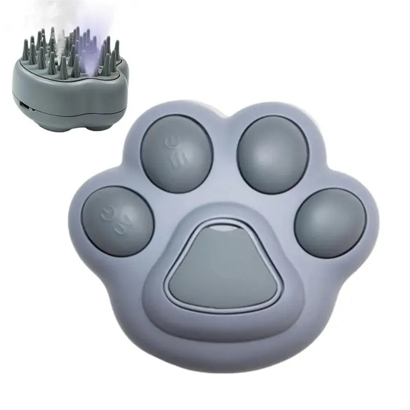 Electric Pet Brush with Spray Function for Gentle Coat Cleaning
