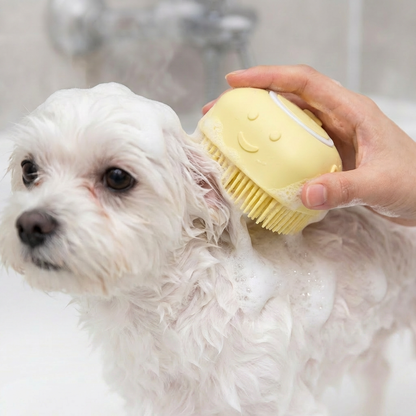 Practical 2-in-1 Professional Dog Bath Brush – Deep Cleaning & Massage in One Step