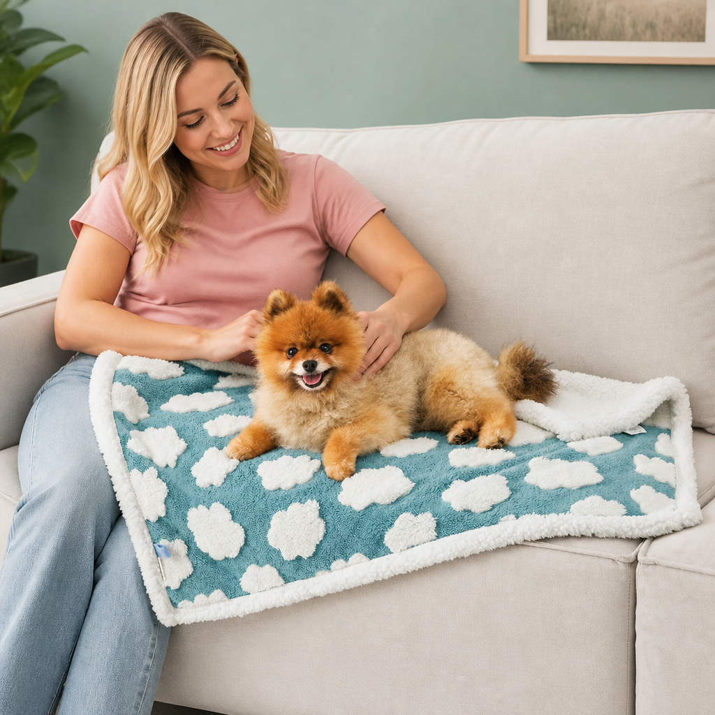 Waterproof Pet Blanket – Dual-Sided Couch & Furniture Protector