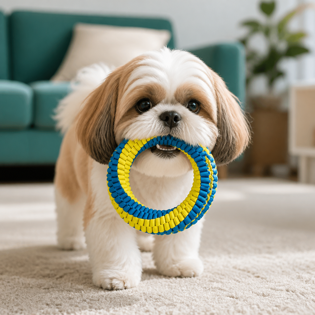 Durable Woven Ring Tug & Chew Toy for Dogs