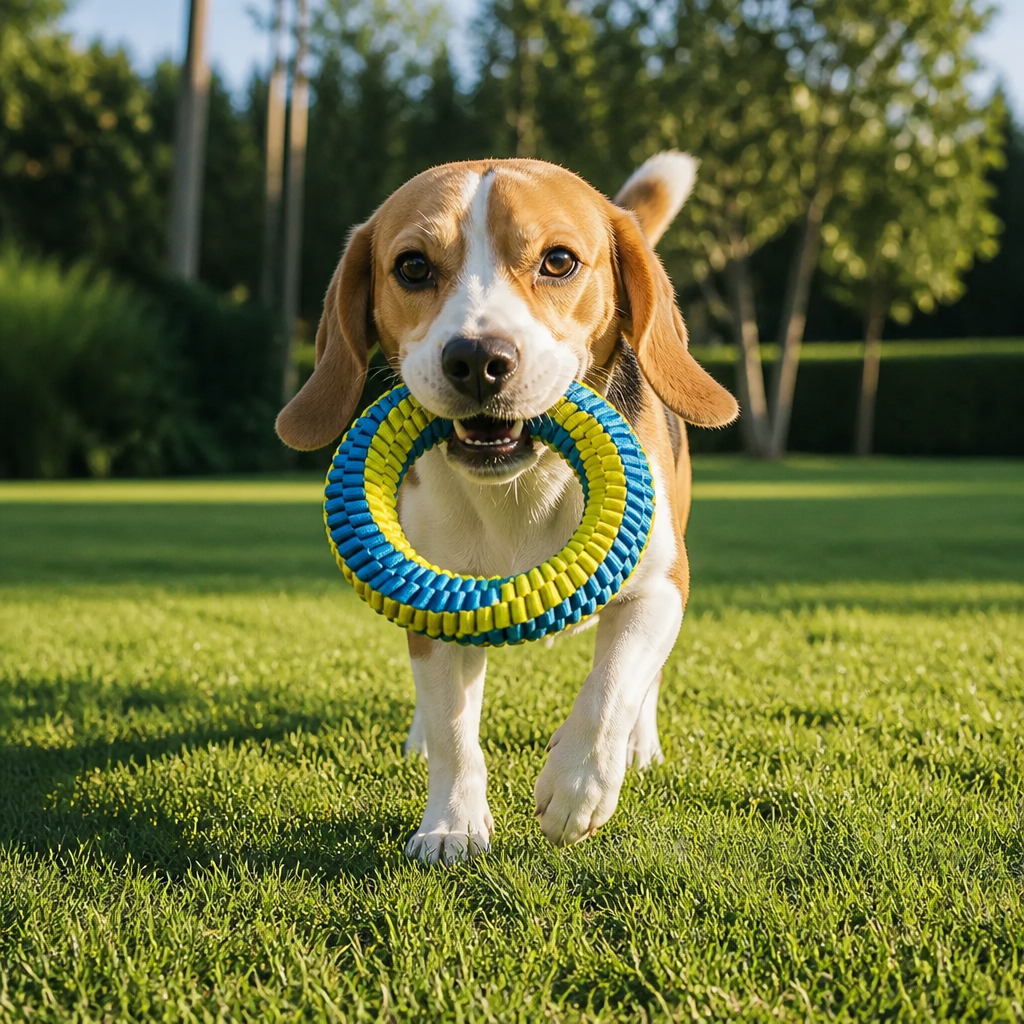 Durable Woven Ring Tug & Chew Toy for Dogs