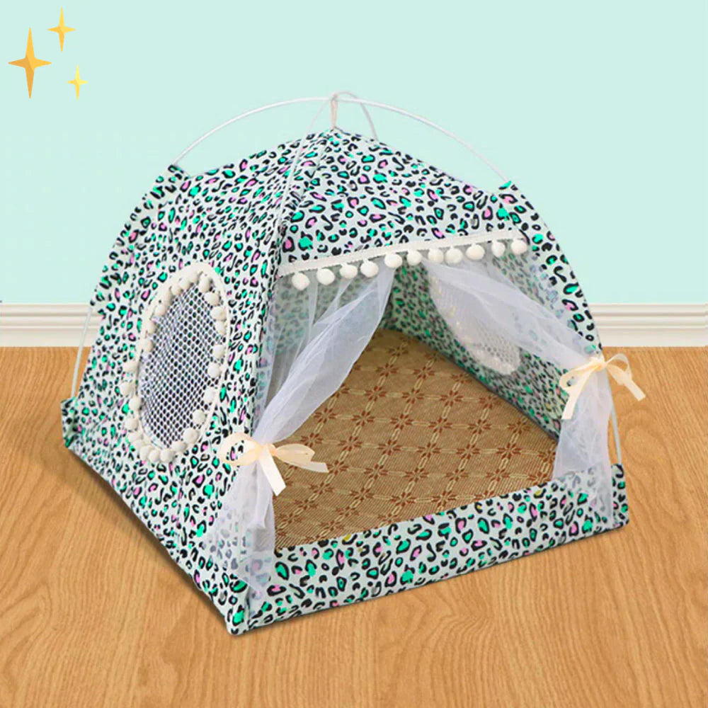Cute Pet Tent With Blanket