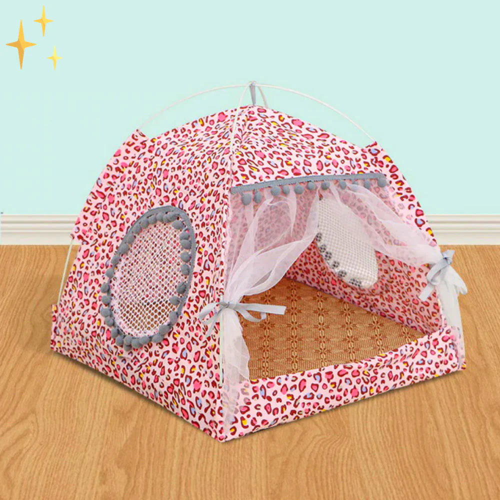 Cute Pet Tent With Blanket