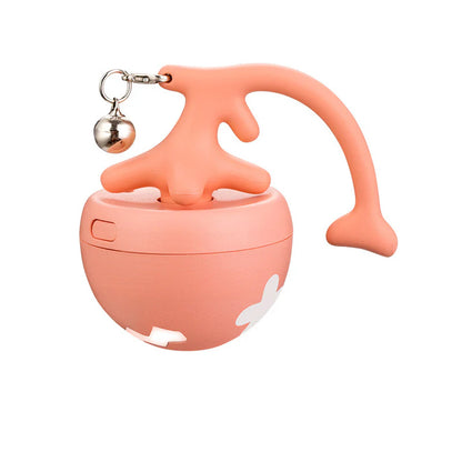 Interactive Cat Toy Ball with Feathers