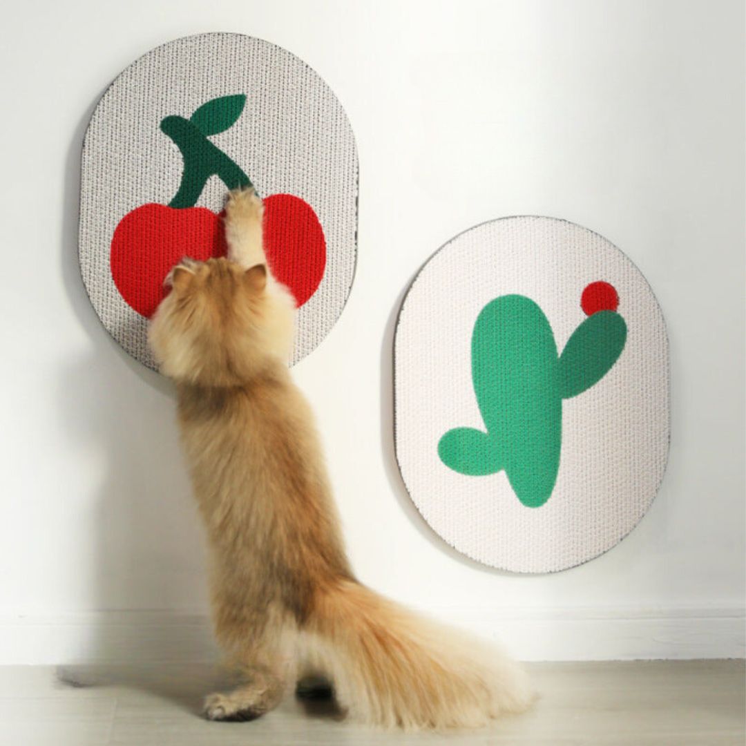 Wall-Mounted Scratching Board for Cats