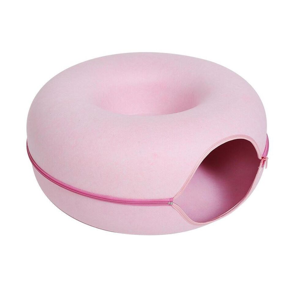 2-in-1 Donut Bed for Cats and Cave