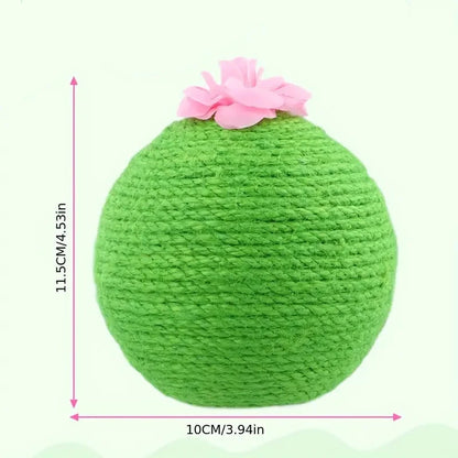 Cat Scratch Cactus with Integrated Toy