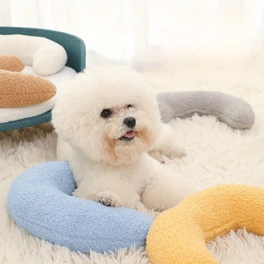U-Shaped Orthopedic Dog Cushion