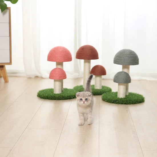 Mushroom Sisal Cat Tree