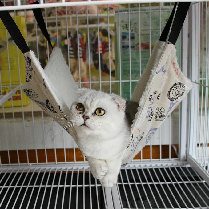Comfortable Cat Hammock - A Cozy Place to Sleep in a Cage at Home