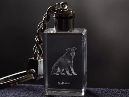 Custom 2D/3D Crystal Keychain with Laser Engraving