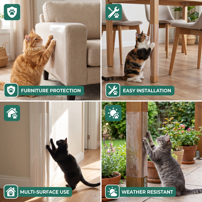 Heavy-Duty Cat Scratch Furniture Protector